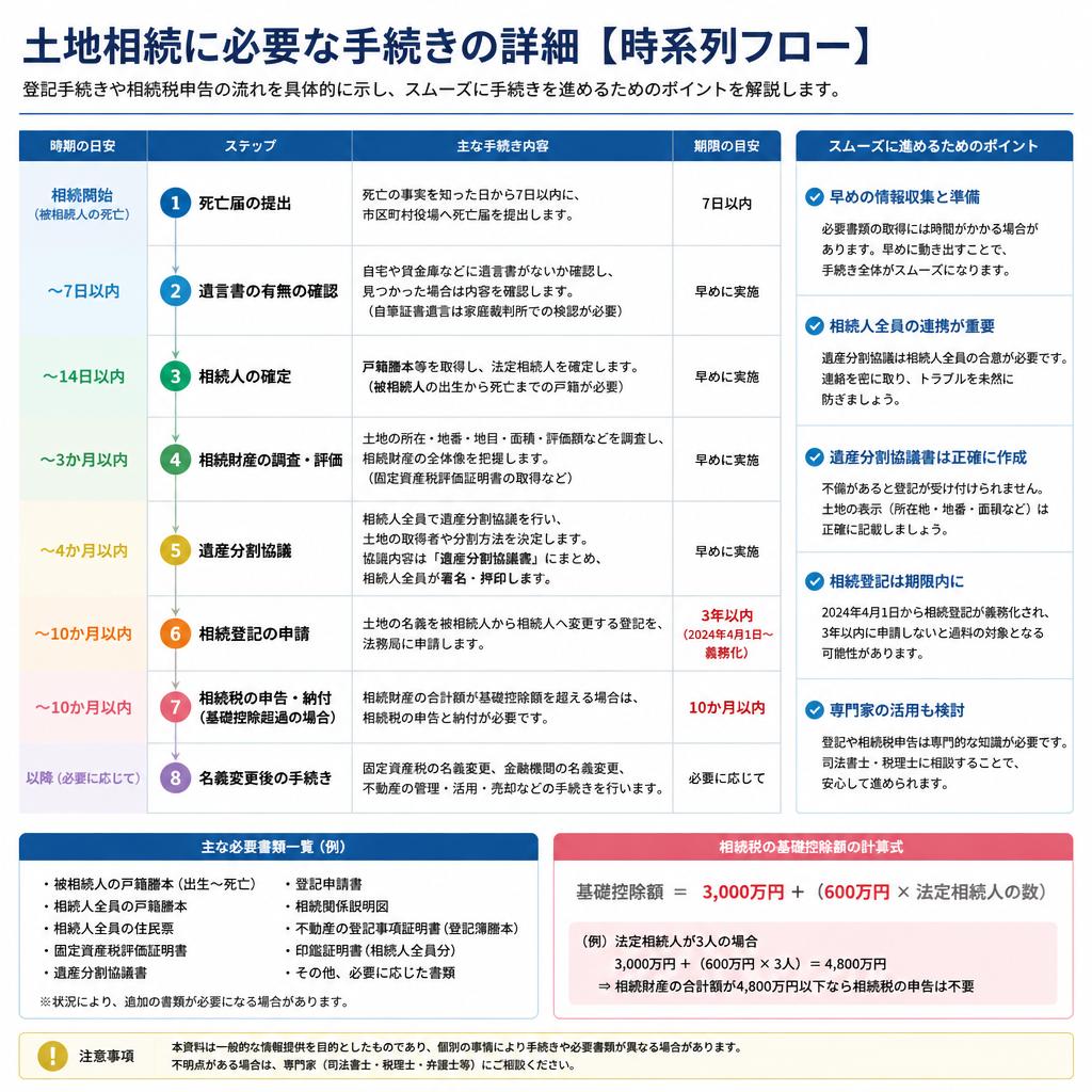 相続手続きの流れ