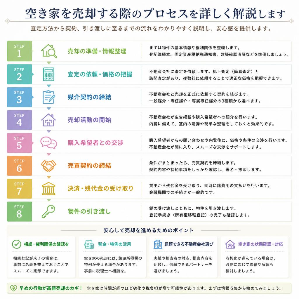査定から売却までの流れ