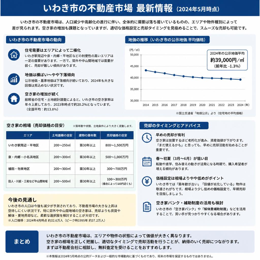 いわき市の市場動向