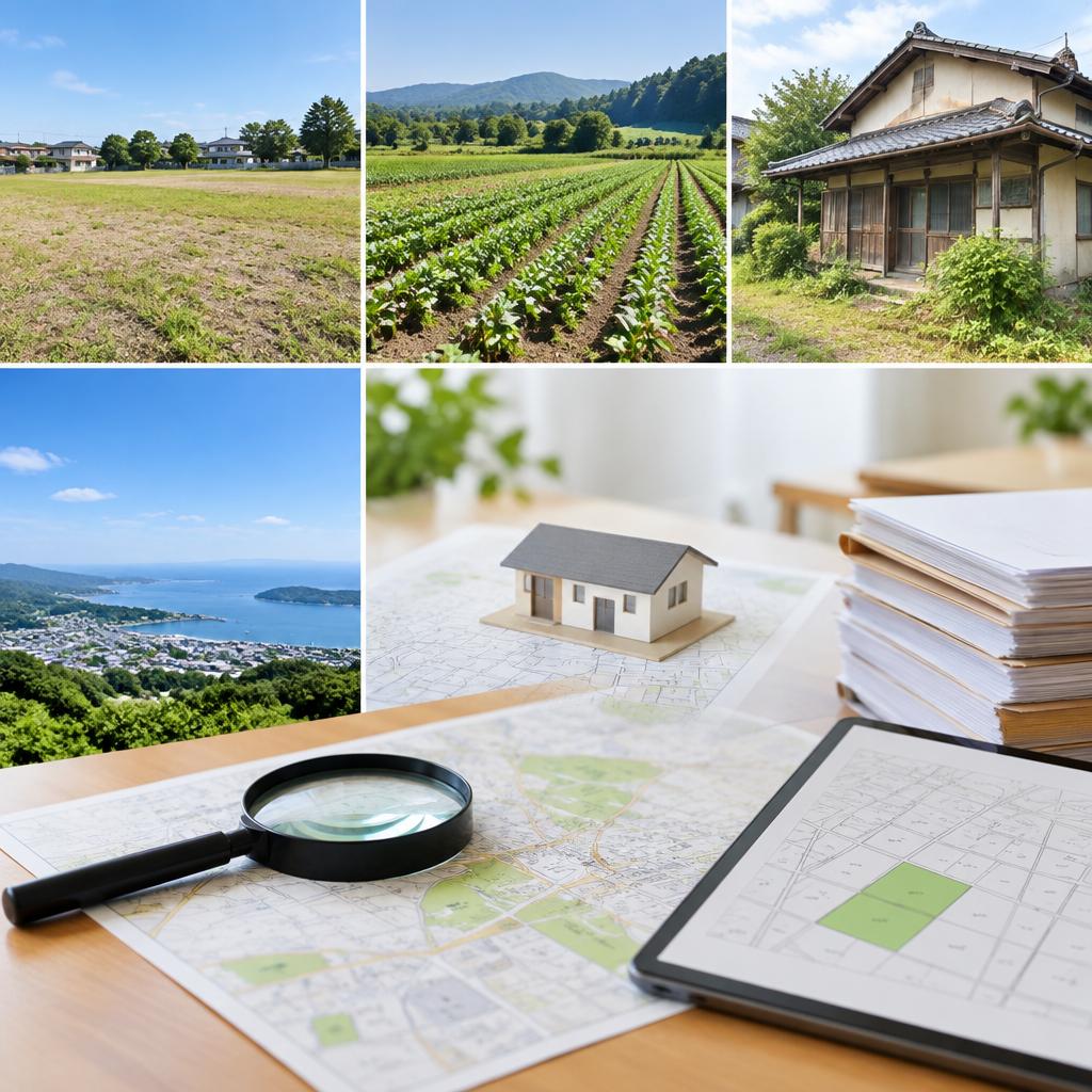 広い土地・相続地・田畑も、状況に合わせて調査